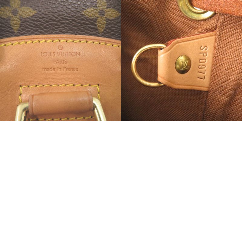 Louis Vuitton Mini Montsouris Monogram M51137 Backpack Daypack LV 1365 Louis