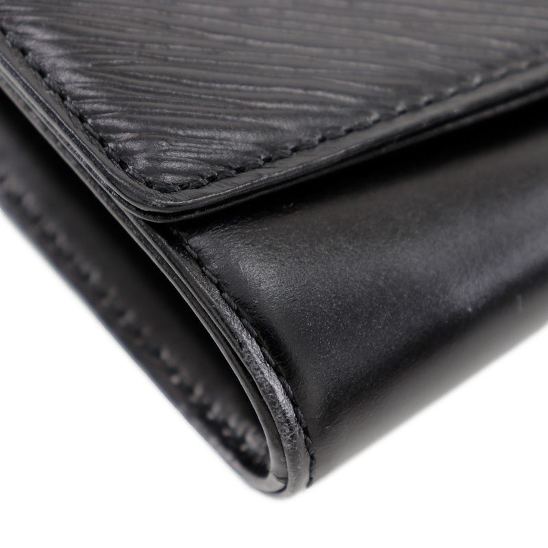 Louis Vuitton Aegean Opera Line M63962 Leather Noir Black Mi0901 Unisex Clutch