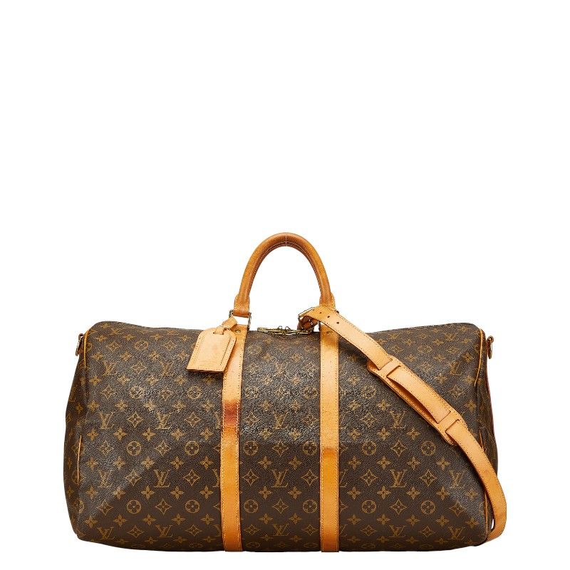 Louis Vuitton Monogram Keepall Bandoliere 55 Boston Bag Shoulder Bag 2WAY