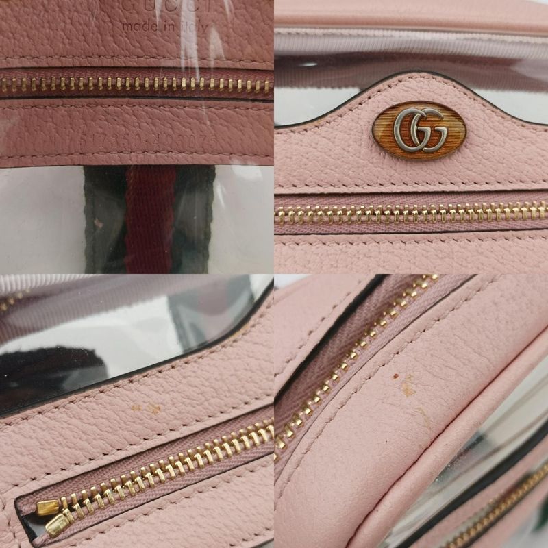 Gucci Ophidia Pink And Multicolor PVC And Leather 517350