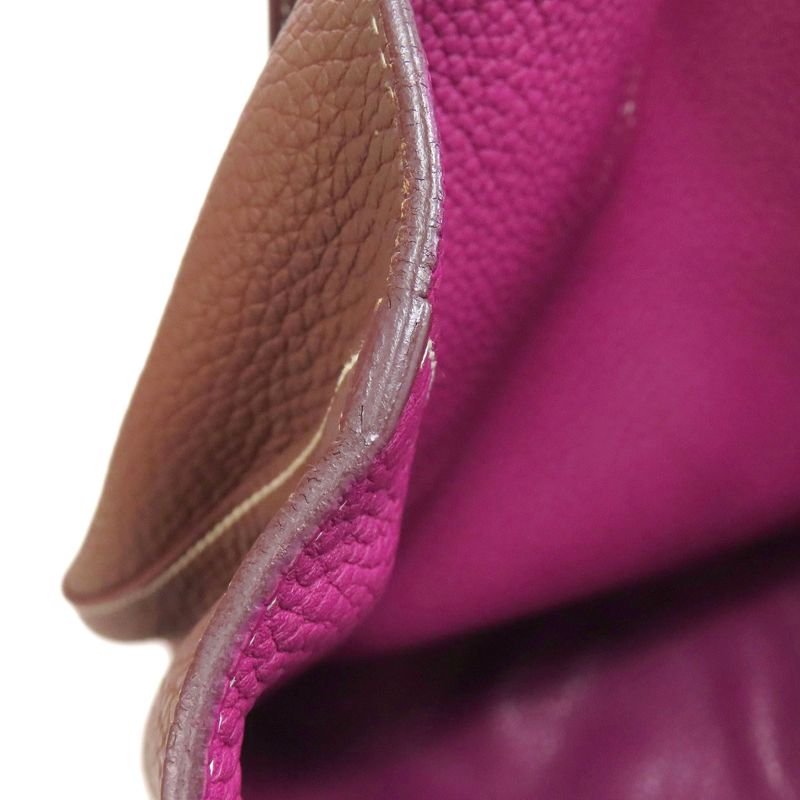 Hermes Double Sens 36 Reversible Tote Bag Taurillon Leather Women