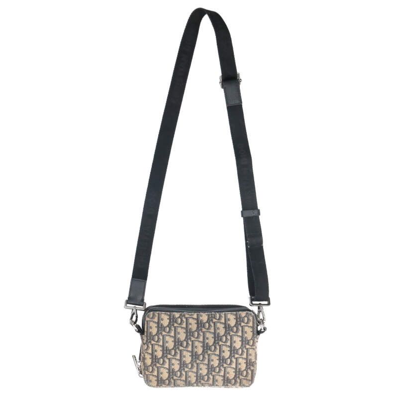 Dior 2obbc119yse Oblique Jacquard Shoulder Bag Men's