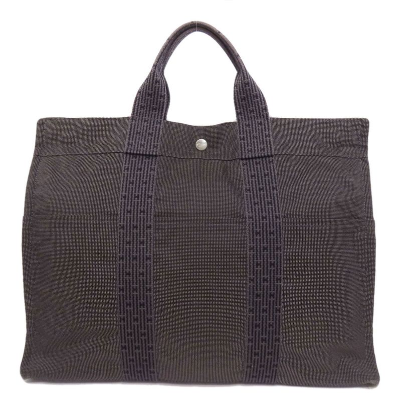 Hermes Her Line MM Tote Bag Canvas Ladies