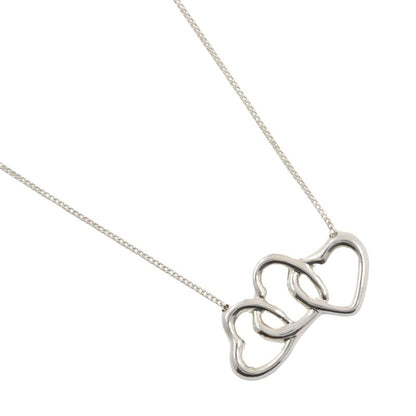 Tiffany & Co Triple Heart 925 Silver Ladies 3.4g Necklace
