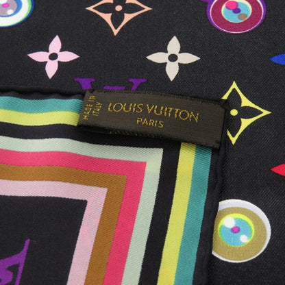 Louis Vuitton I Love Monogram Scarf Monogram Multicolor Noir Black M71916 Scarf