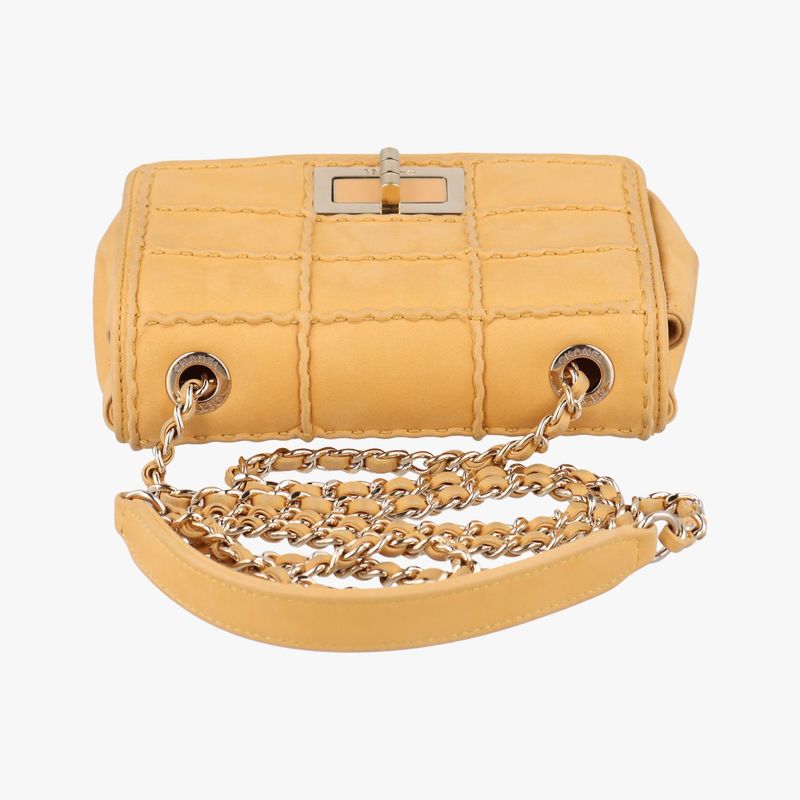 Chanel255 Mini Yellow Leather A9327422459566