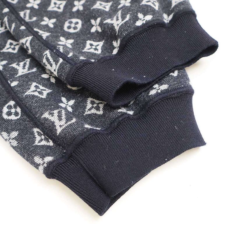 Louis Vuitton 21aw Monogram Reversible Knit Pants Rm212q Zma Hln42w Navy L