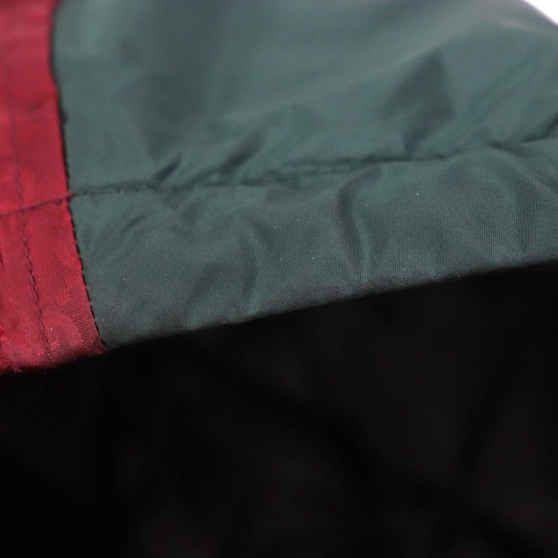 Gucci 590746 GG Pattern Hooded Cotton Double Zip Up Coat Mountain Hoodie Green