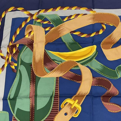 Celine Scarf Silk Chain Harness Multicolor