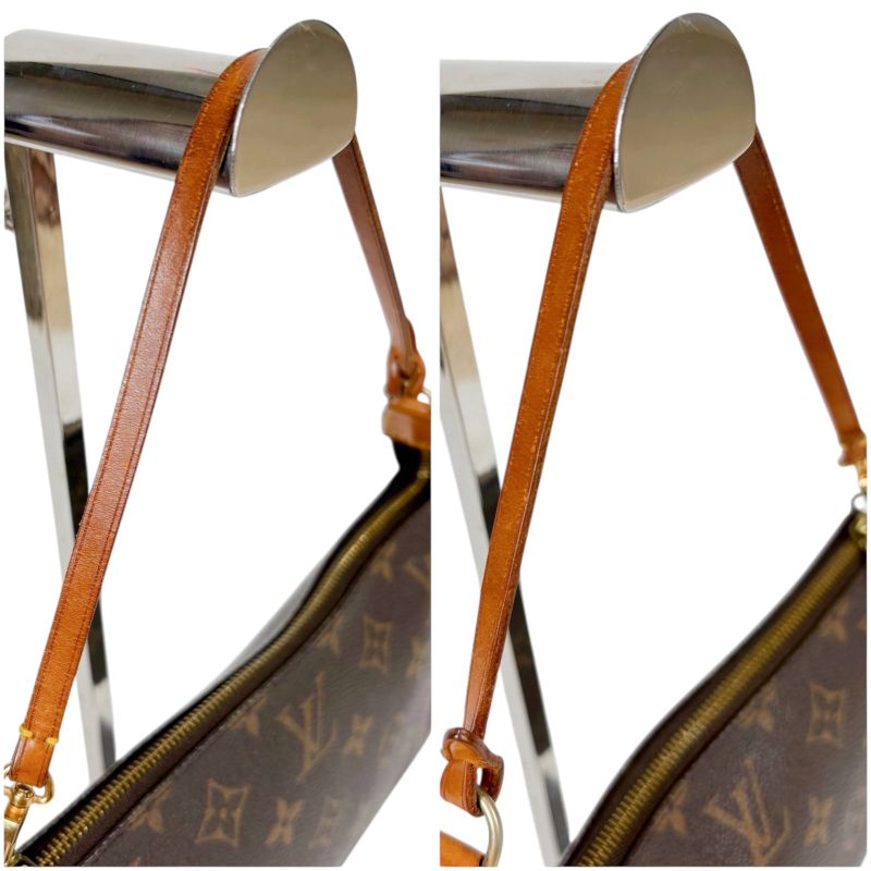 Louis Vuitton Accessoire Pochette Monogram Leather Accessory Pouch Mini Handbag