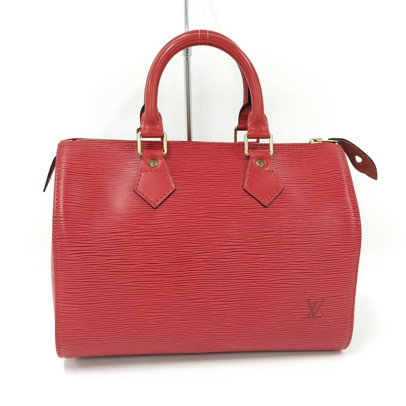 Louis Vuitton Speedy 25 Mini Boston Bag Epi Leather Castilian Red M43017