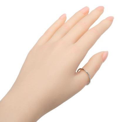 Tiffany & Co True Band 1.5mm (0.06in) Model Pt950platinum 19.5 Men's 3.28g Ring