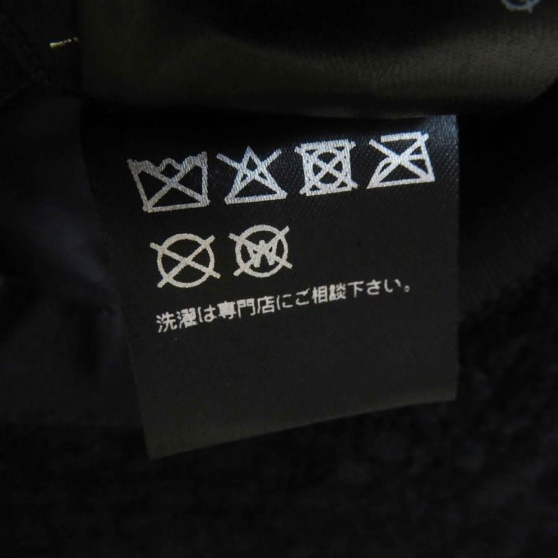 CHANEL 22B Aa8562 Coco Mark Fantasy Tweed Cap Hat Black Lame M With Box Made