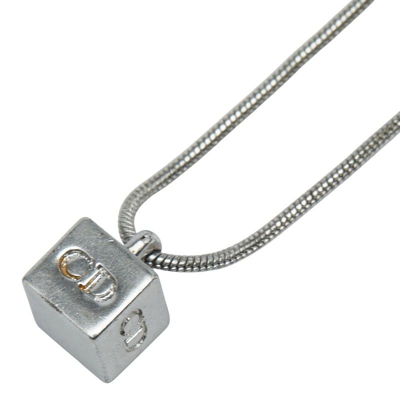 Dior CD Logo Cube Silver Metal Ladies Dior