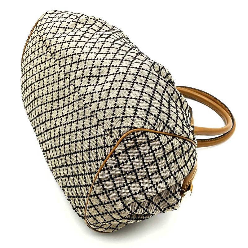 Gucci 223974 Handbag Brown Canvas/leather Ladies Men Fashion