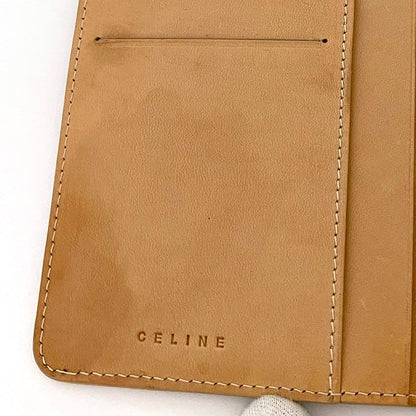 Celine Bifold Long Wallet Brown Macadam