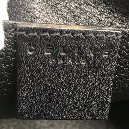 Celine Black Macadam Triomphe Leather Second Pouch Case Brown