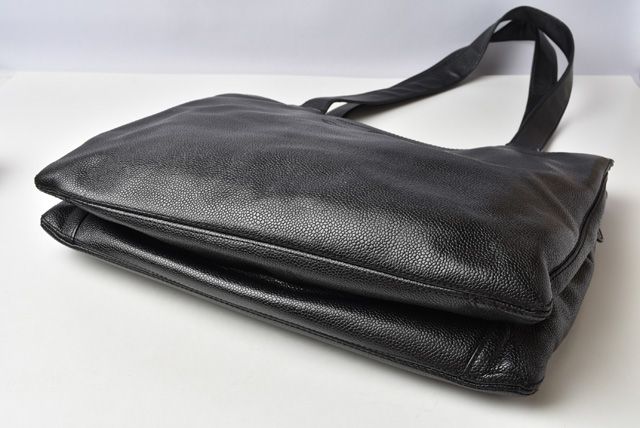 Chanel Shoulder Bag Tote Bag A4 Chanel Coco Mark Caviar Skin Black Preowned