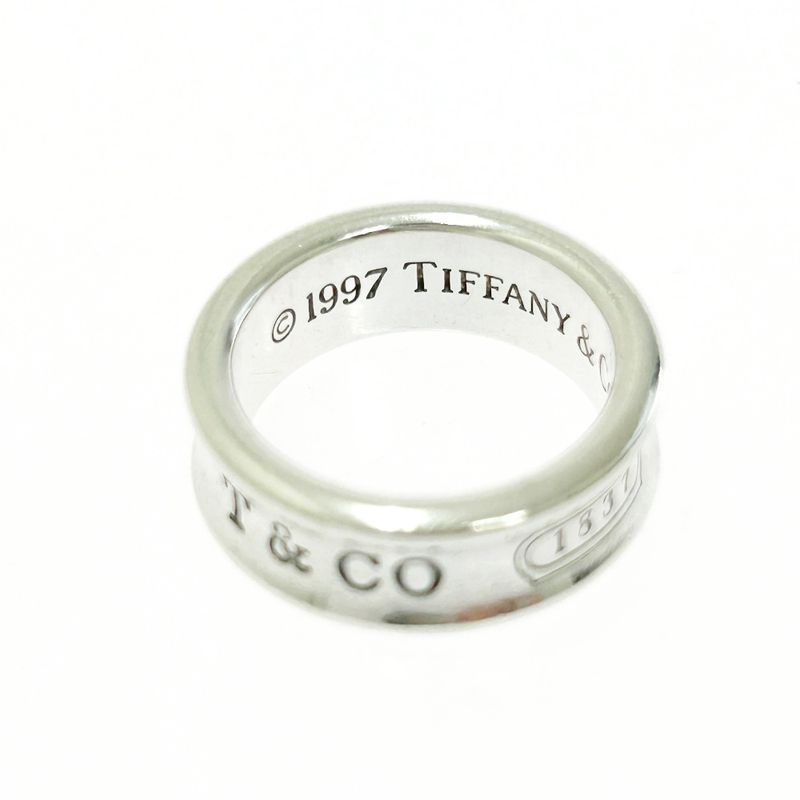 Tiffany & Co Silver 1837 Narrow Ring 7.0g 925 Engraved 487472 Ring