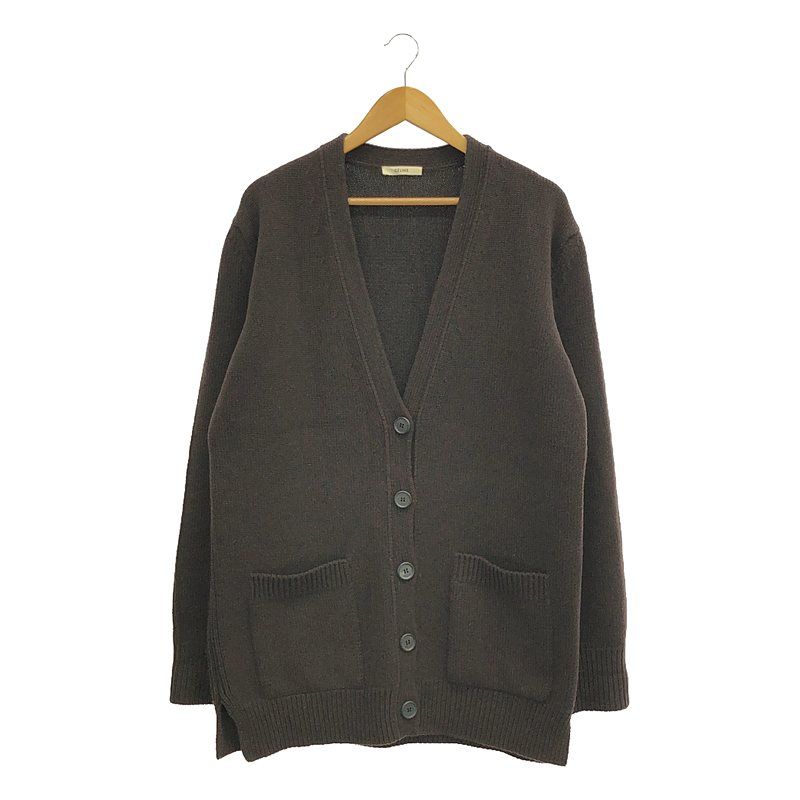 Celine - Phoebe Period Wool Cashmere Blend Oversized V-neck Knit Cardigan - S -
