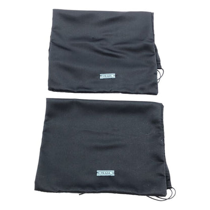 Prada Pointed Toe Suede Flat Shoes 1s574h Navy 37 1 2