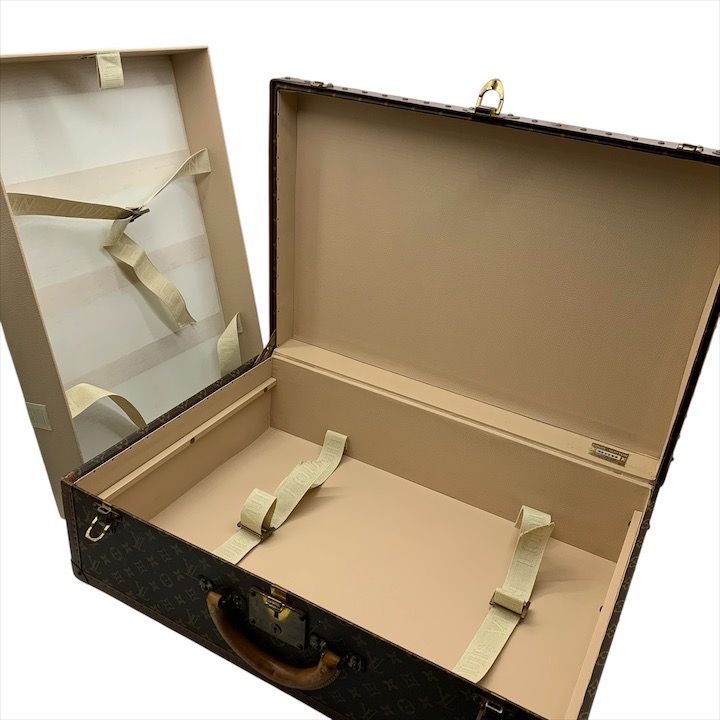 Louis Vuitton Monogram Alzer 65 Vintage Trunk Case 