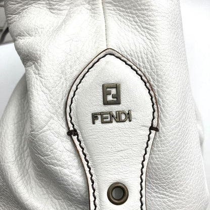 Fendi 23058br579yr2088 Handbag Shoulder Bag Leather White Women Men Fashion