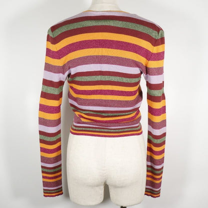 Chanel Cache Coeur Striped P17171v00904 Cotton And Rayon And Polyester Women's