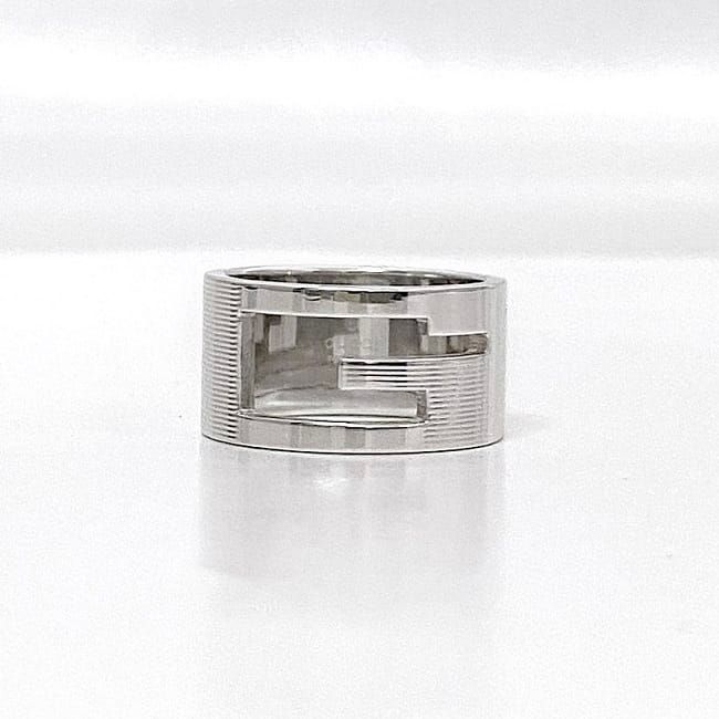 Gucci G Cut Ring Silver 032661 09840 8106 Ring