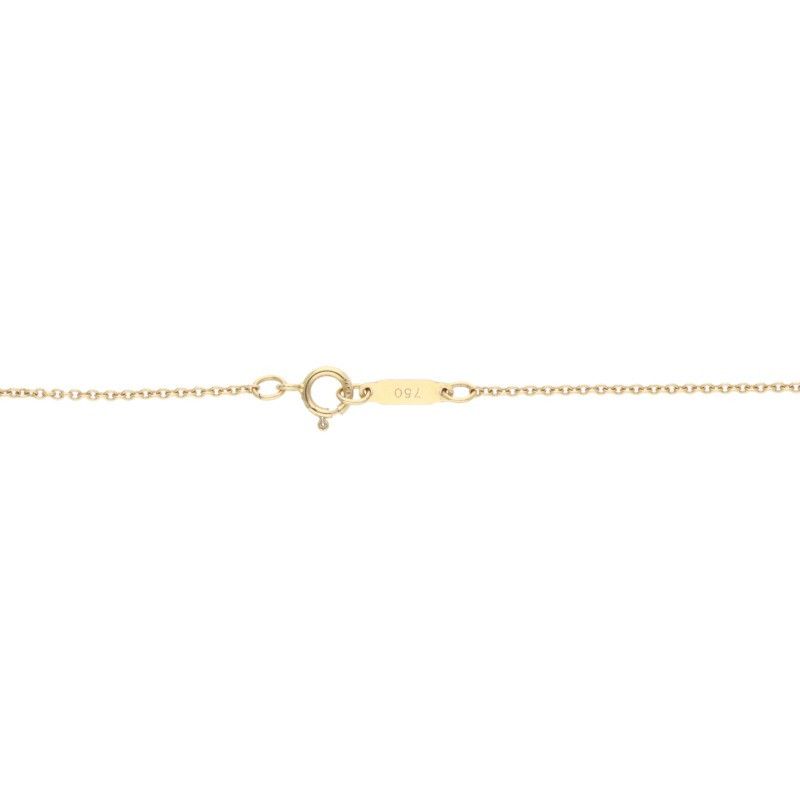 Tiffany & Co 18K Yellow Gold Cross Necklace Men's 18inch