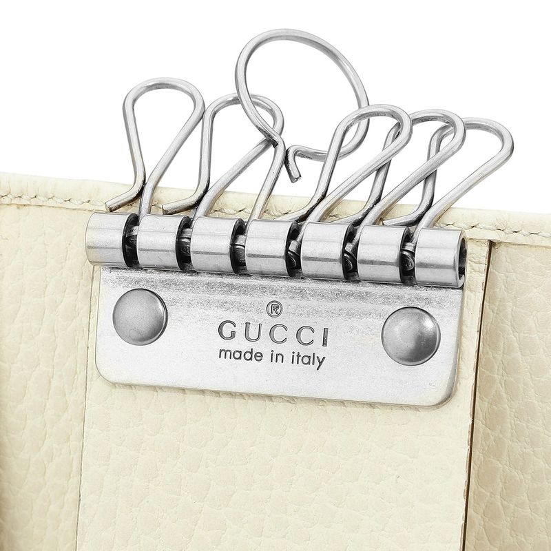 Gucci Key Case GG Marmont White