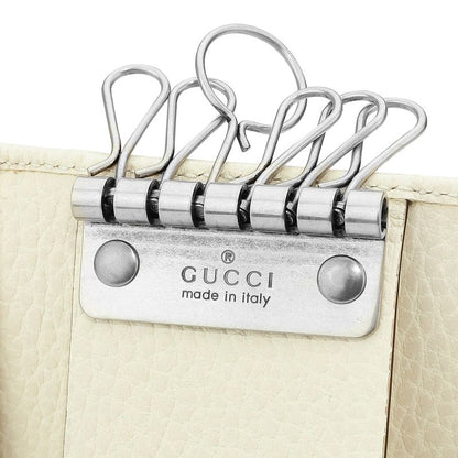 Gucci Key Case GG Marmont White
