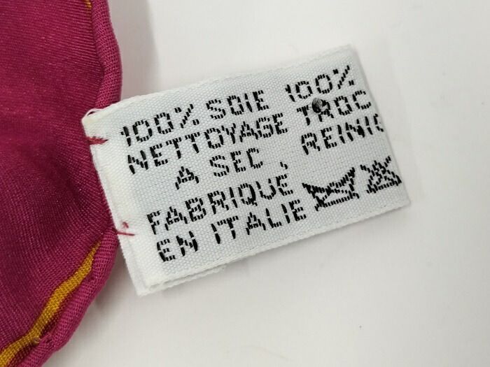 Cartier Scarf Large Size 100% Silk Blue Multicolor