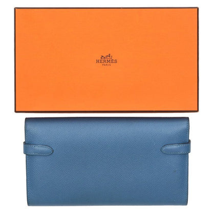 Hermes Kelly Wallet Engraved C Ghardware Vaux Epson Wallet Men's