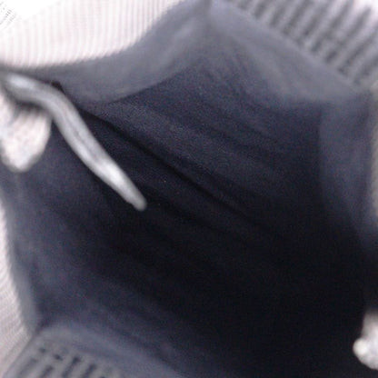 Hermes Mini Pochette Airline Nylon Canvas Gray Unisex Shoulder Bag