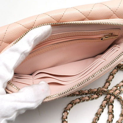 Chanel Chain Shoulder Ap2096 Chain Wallet In Caviar Skin