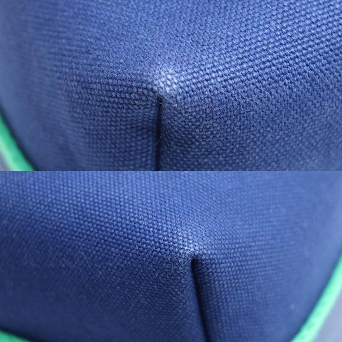 Hermes Brid A Black PM Pouch Blue/green 103222m Ladies Preowned