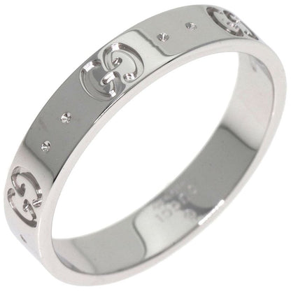 Gucci GG Icon #19 Ring - 18K White Gold Ladies