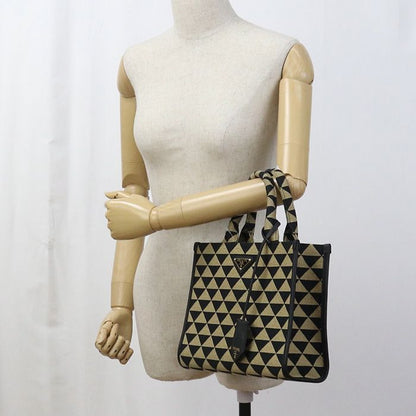 Prada 2WAY 1ba354 Tote Bag Canvas Scuff Deuce