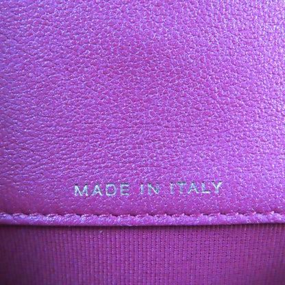 CHANEL Years Gift 2023 Coco Mark Hardware Attached Matelasse Enamel Pouch Neon