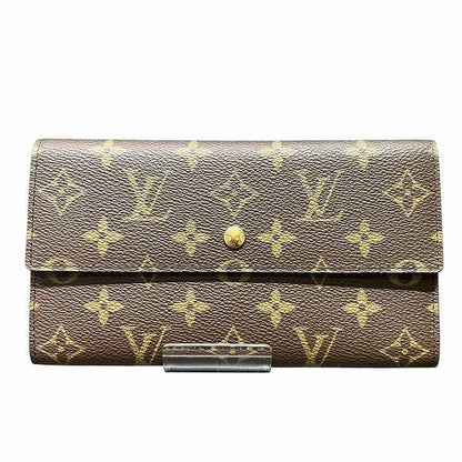Louis Vuitton Monogram Porte Trésor International M61215 Long Wallet Trifold