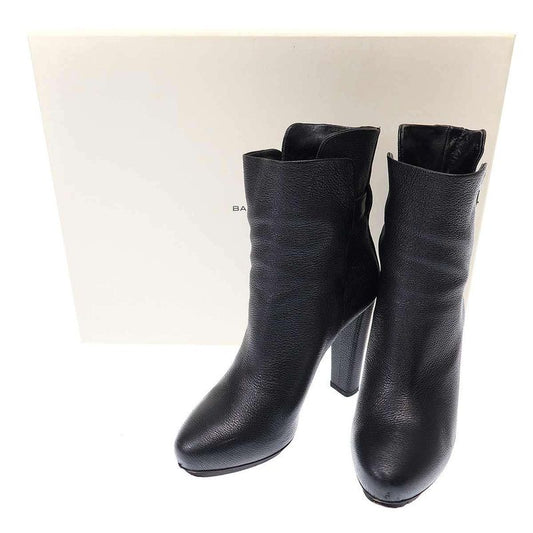 Balenciaga High Heel Leather Boots 245433 Black 37