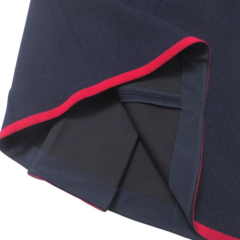 Gucci Skirt Size 36 Michele Period Bicolor Taiga Button Inverted Pleated
