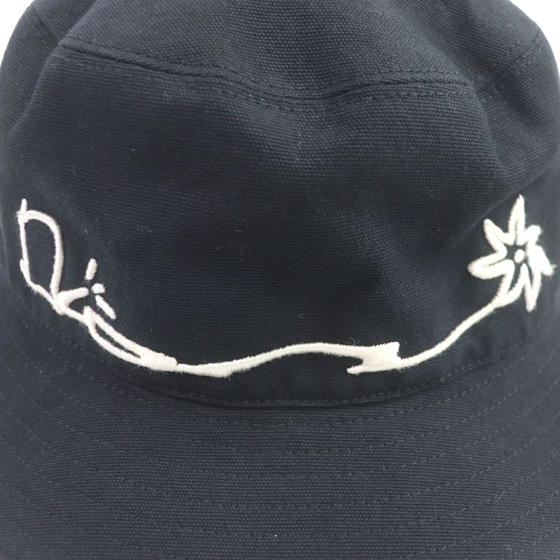 DIOR Om Cactus Jack 22AW Travis Scott 033c906u4511 Bucket Hat Black L Made In