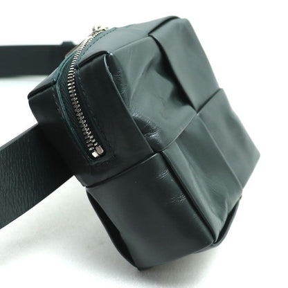 Bottega Veneta Bottega Veneta Intrecciato Leather Belt Bag Waist Bag Dark Green