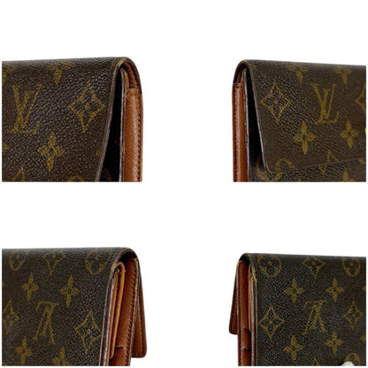 Louis Vuitton Monogram Leather Portefeuille Sarah Bifold Long Wallet