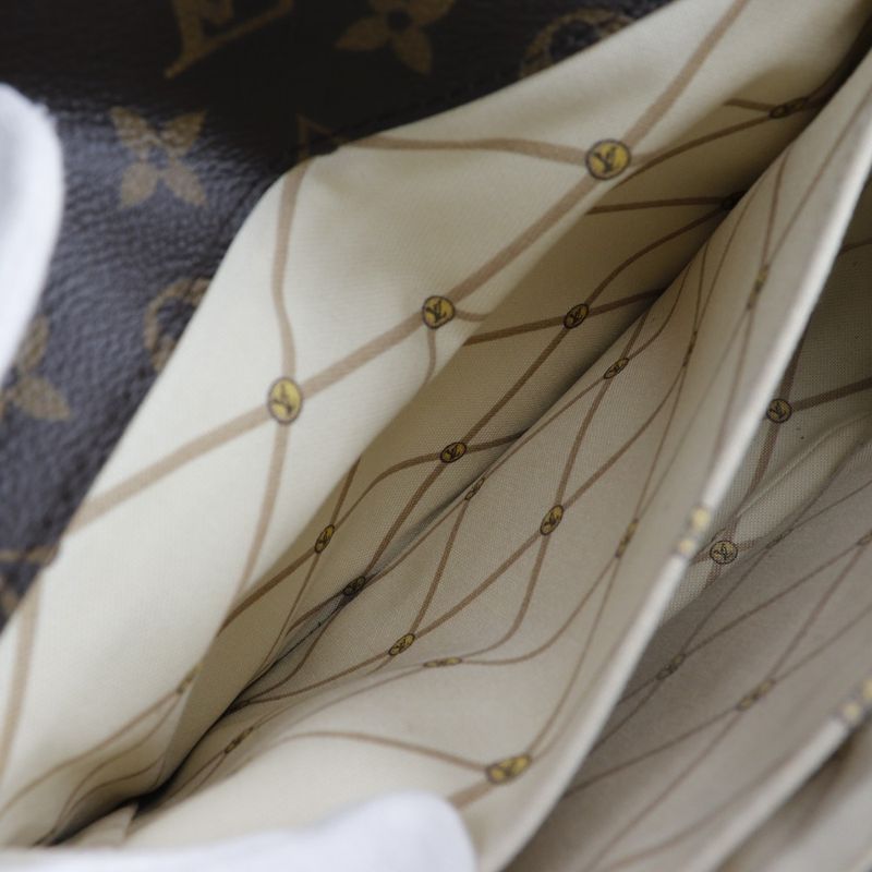 Louis Vuitton Pochette Metis Summer Trunk Monogram Canvas Brown Dr2178 Ladies