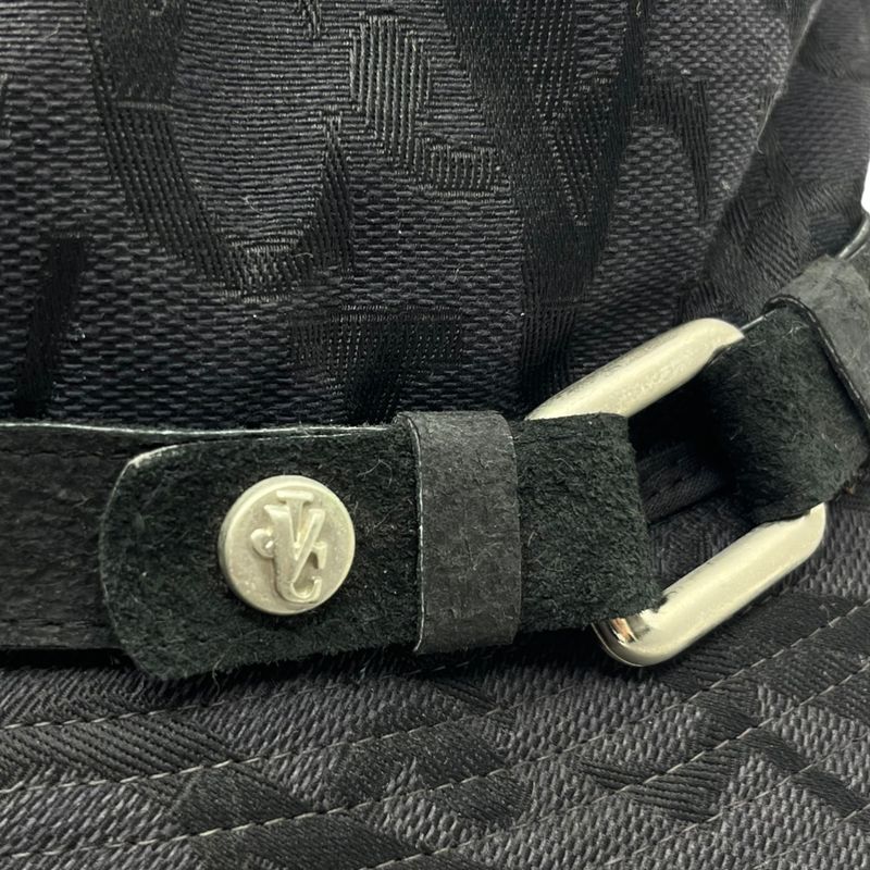 Versace Jeans Couture 90's ~ 00's Monogram Safari Hat Monogram Logo Safari Hat