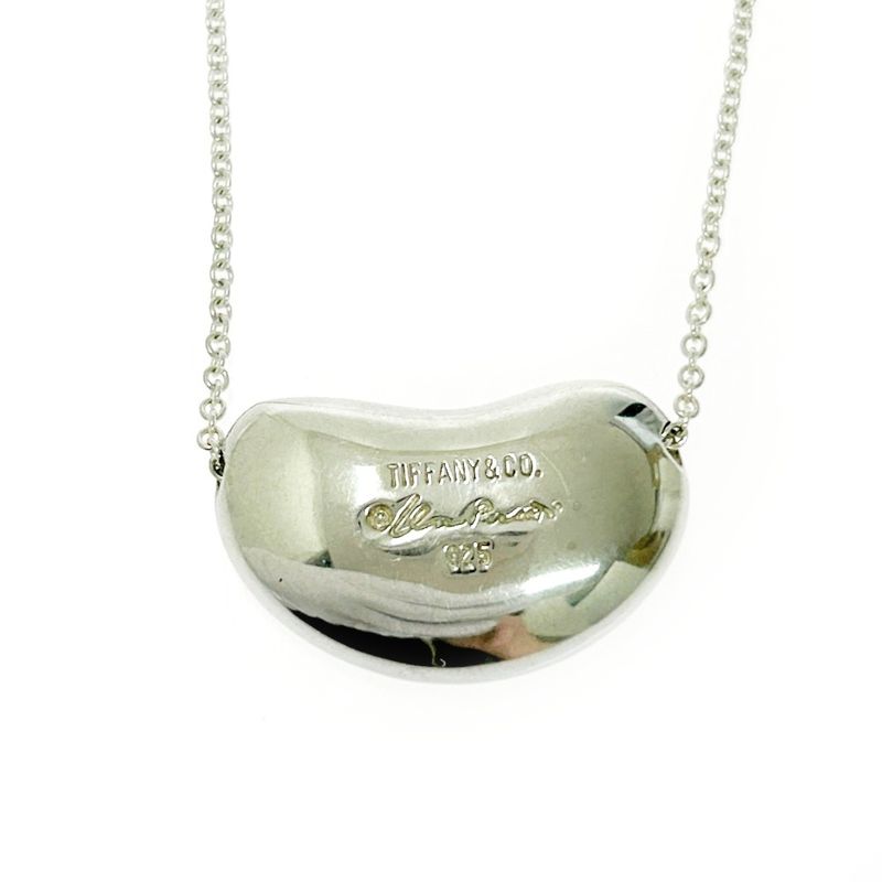 Tiffany & Co Tiffany & Co Silver Elsa Peretti Bean Necklace 8.0g 925 Engraved