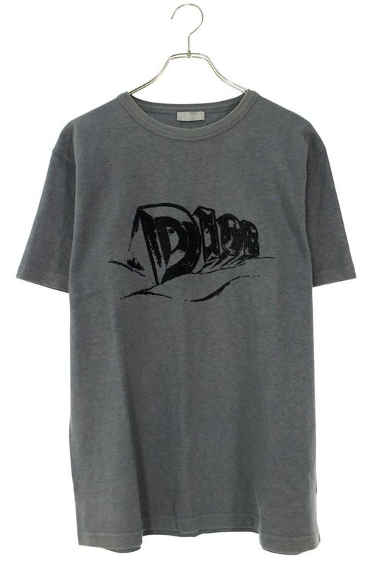 Dior 23AW 393j696a0849 Slub Cotton Jersey T-shirt Men's M